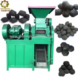 Rollers press coal charcoal ball briquettes making machine