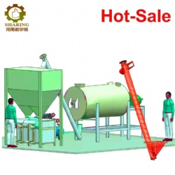 1-10t/h Simple dry mix mortars mixer plant